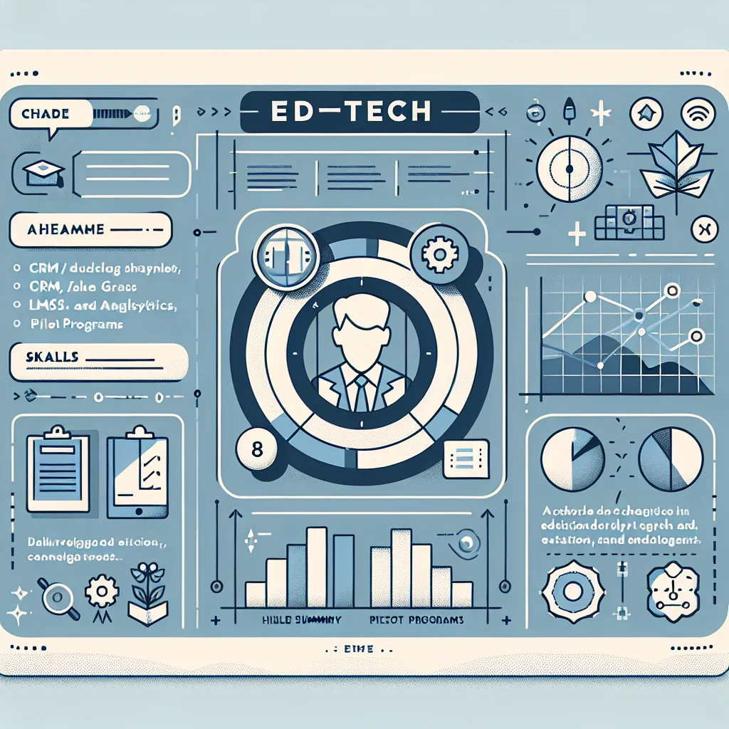 How can you craft a winning resume for an edtech sales specialist role in 2026?