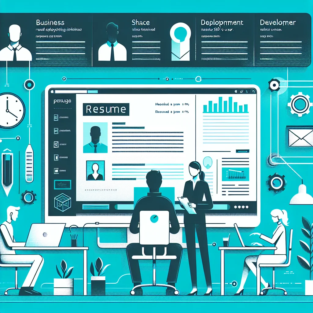 How can you write a successful resume for a low-code developer role?