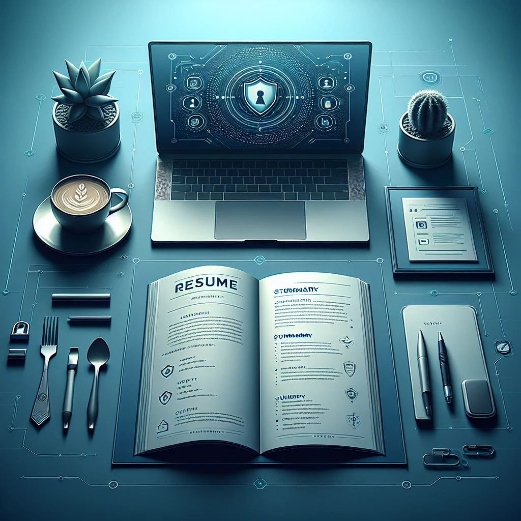 A professional resume layout for a cybersecurity manager, featuring a headline, concise summary, and quantified achievements.