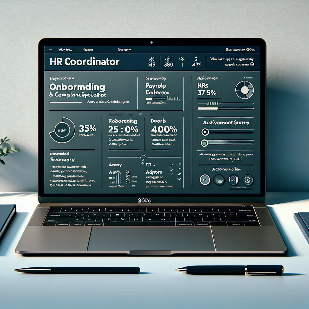 Featured image for How To Write A Successful Resume For Hr Coordinator In 2026 Examples Templates