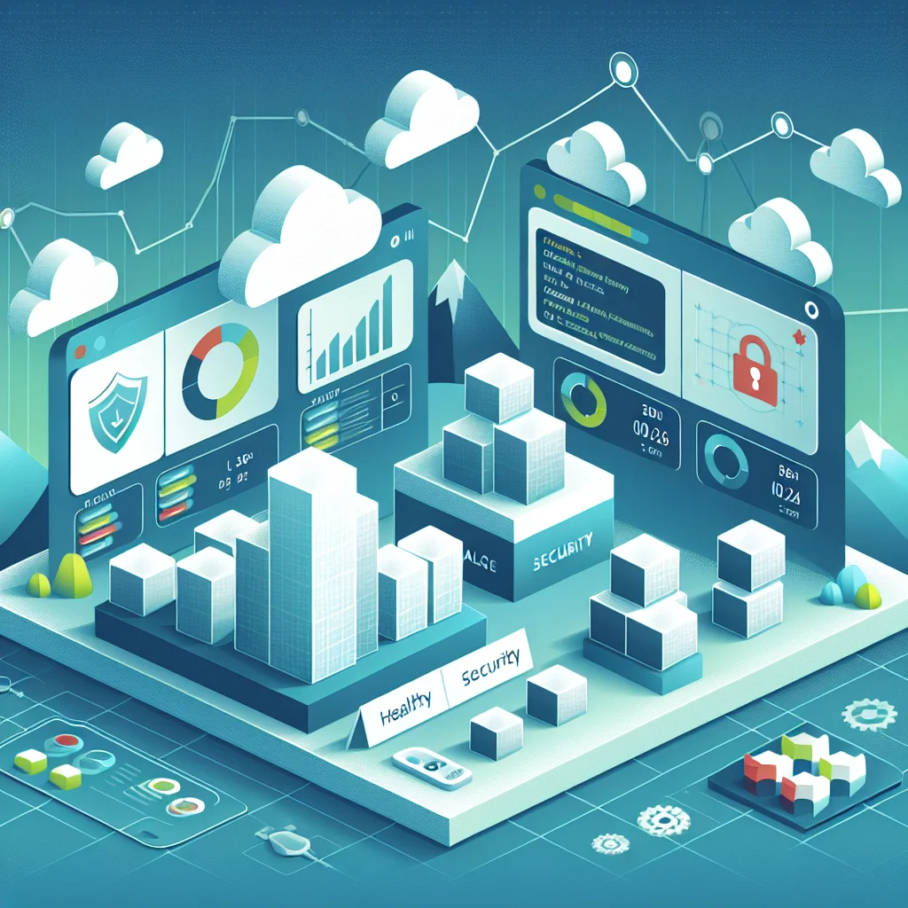 Professional illustration showing a Kubernetes administrator dashboard with cluster nodes, access controls, and automation scripts to emphasize resume relevance.