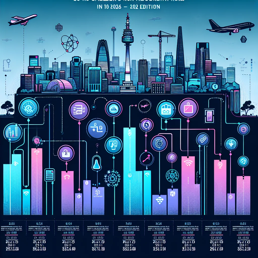Visual showing 2026's top 20 highest paying jobs in Korea ranked by salary in healthcare, tech, and aviation.